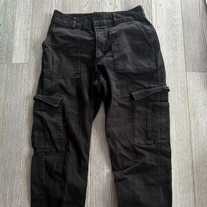 Aritzia Tna Black Cargo Jeans Size 8